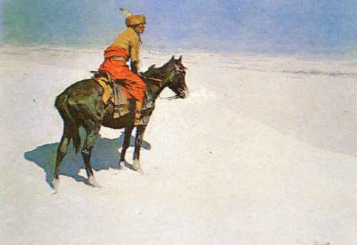 Frederick Remington The Scout : Friends or Enemies oil painting image